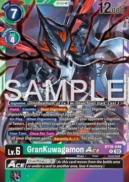 GranKuwagamon Ace (BT16-046) (V.1) - Beginning Observer (Rare) [BT-16-046]