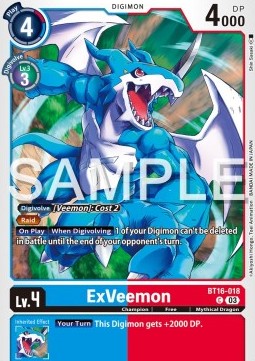 ExVeemon (BT16-018) - Beginning Observer (Common) [BT-16-018]