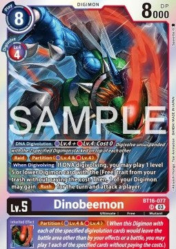 Dinobeemon (BT16-077) (V.1) - Beginning Observer (Super Rare) [BT-16-077]