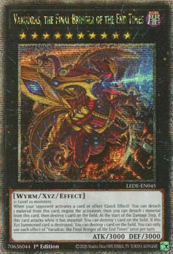 Varudras, the Final Bringer of the End Times (V.2 - Quarter Century Secret Rare) - Legacy of Destruction (Quarter Century Secret Rare) [LEDE-045]