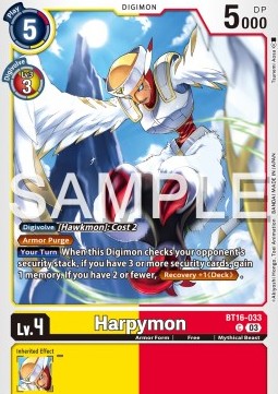 Harpymon (BT16-033) - Beginning Observer (Common) [BT-16-033]