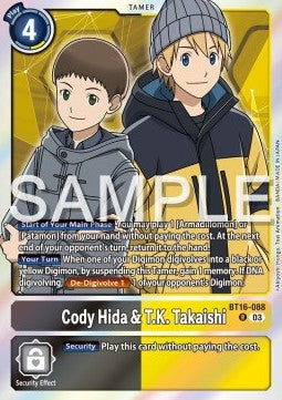 Cody Hida & T.K. Takaishi (BT16-088) (V.1)