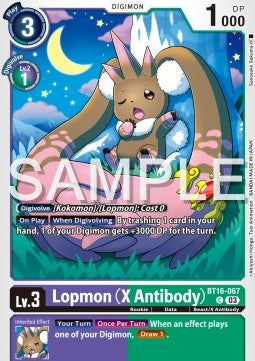 Lopmon (X Antibody) (BT16-067) - Beginning Observer (Common) [BT-16-067]