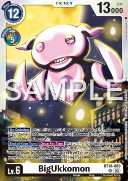 BigUkkomon (BT16-083) (V.1) - Beginning Observer (Super Rare) [BT-16-083]