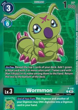 Wormmon (P-118) - Promos: Beginning Observer (Alternative Art) [BT-16P-P-118]
