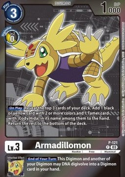 Armadillomon (P-121) - Promos: Beginning Observer (Alternative Art) [BT-16P-P-121]