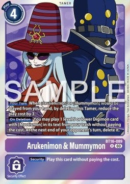Arukenimon & Mummymon (BT16-089) - Beginning Observer (Rare) [BT-16-089]