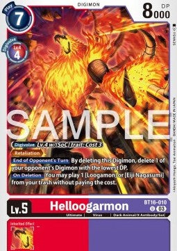 Helloogarmon (BT16-010) - Beginning Observer (Uncommon) [BT-16-010]