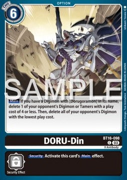 DORU-Din (BT16-098) - Beginning Observer (Common) [BT-16-098]