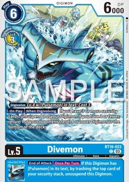 Divemon (BT16-023) - Beginning Observer (Common) [BT-16-023]