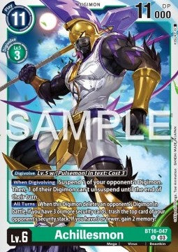 Achillesmon (BT16-047) - Beginning Observer (Uncommon) [BT-16-047]