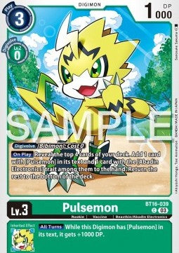Pulsemon (BT16-039) - Beginning Observer (Common) [BT-16-039]