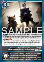 Metropolitan Police Department, Community Safety Bureau, Cyber Crime Division, Investigation Unit 11, Digimon Crime Response Team (BT16-096)