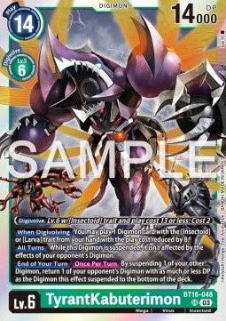 TyrantKabuterimon (BT16-048) (V.1) - Beginning Observer (Super Rare) [BT-16-048]