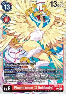 Phoenixmon (X Antibody) (BT16-015) - Beginning Observer (Rare) [BT-16-015]