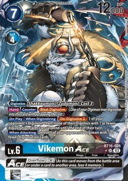 Vikemon Ace (BT16-026) (V.2) - Beginning Observer (Alternative Art) [BT-16-026]