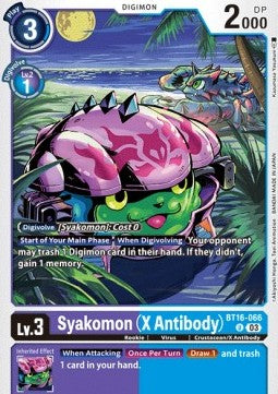 Syakomon (X Antibody) (BT16-066) - Beginning Observer (Uncommon) [BT-16-066]