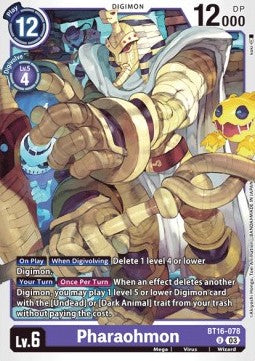 Pharaohmon (BT16-078) - Beginning Observer (Uncommon) [BT-16-078]