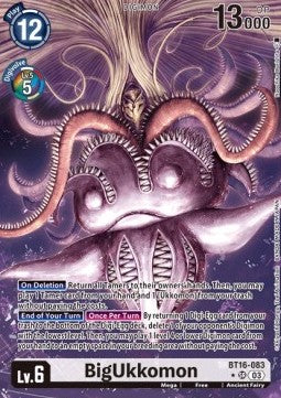 BigUkkomon (BT16-083) (V.2) - Beginning Observer (Alternative Art) [BT-16-083]