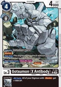 Gotsumon (X Antibody) (P-144) (V.1) - Official Tournament Pack Events (Promo) [OTPE-P-144]