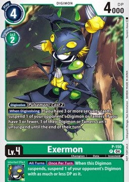 Exermon (P-150) (V.1) - Official Tournament Pack Events (Promo) [OTPE-P-150]