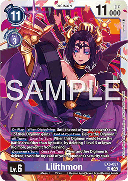 Lilithmon (EX6-057) (V.1) - Infernal Ascension (Super Rare) [EX-06-057]