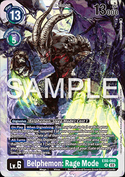 Belphemon: Rage Mode (EX6-060) (V.1) - Infernal Ascension (Rare) [EX-06-060]