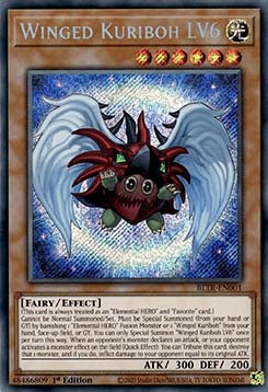 Winged Kuriboh LV6 (V.1 - Secret Rare) - Battles of Legend: Terminal Revenge (Secret Rare) [BLTR-001]