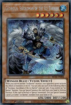 Georgius, Swordman of the Ice Barrier - Battles of Legend: Terminal Revenge (Secret Rare) [BLTR-006]