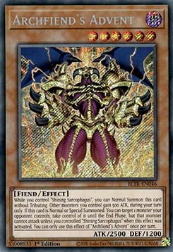 Archfiend's Advent (V.1 - Secret Rare) - Battles of Legend: Terminal Revenge (Secret Rare) [BLTR-046]