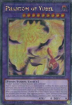 Phantom of Yubel (V.2 - Quarter Century Secret Rare) - Battles of Legend: Terminal Revenge (Quarter Century Secret Rare) [BLTR-047]