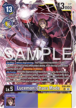 Lucemon: Chaos Mode (EX6-054) (V.1)