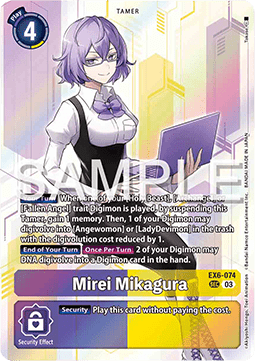Mirei Mikagura (EX6-074) (V.1) - Infernal Ascension (Secret Rare) [EX-06-074]