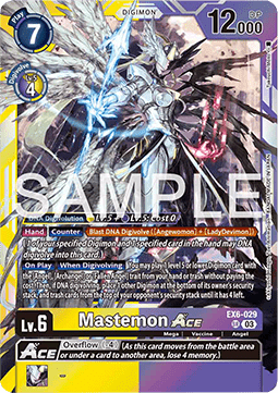 Mastemon Ace (EX6-029) (V.1) - Infernal Ascension (Super Rare) [EX-06-029]