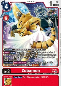 Zubamon (EX6-007) - Infernal Ascension (Uncommon) [EX-06-007]