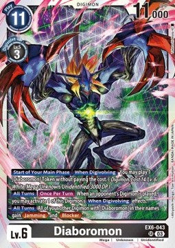 Diaboromon (EX6-043) (V.1) - Infernal Ascension (Super Rare) [EX-06-043]