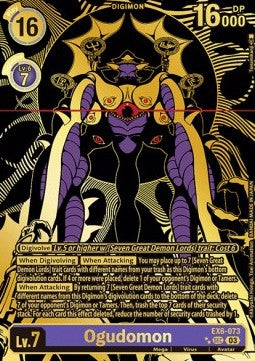 Ogudomon (EX6-073) (V.3) - Infernal Ascension (Alternative Art) [EX-06-073]