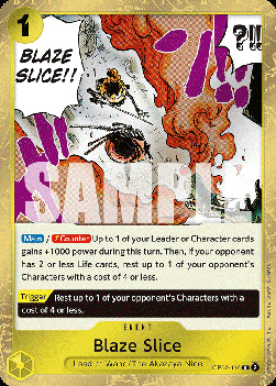 Blaze Slice (OP07-116) - 500 Years into the Future (Rare) [OP07-116]