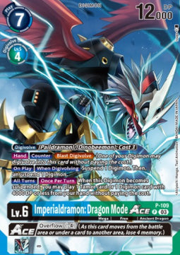 Imperialdramon: Dragon Mode Ace (P-109) - Premium Bandai Products (Alternative Art) [PB-XX-P-109]