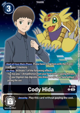 Cody Hida (P-128) - Premium Bandai Products (Alternative Art) [PB-XX-P-128]