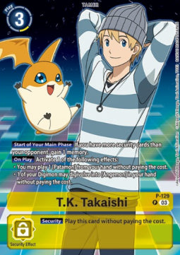 T.K. Takaishi (P-129) - Premium Bandai Products (Alternative Art) [PB-XX-P-129]