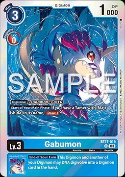 Gabumon (BT17-019) - Secret Crisis (Rare) [BT-17-019]