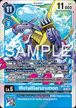 MetalGarurumon (BT17-027) - Secret Crisis (Rare) [BT-17-027]