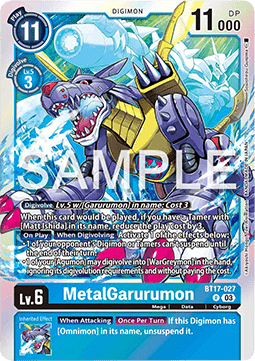 MetalGarurumon (BT17-027)