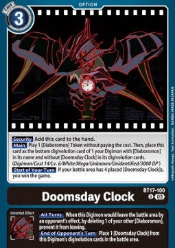 Doomsday Clock (BT17-100) - Secret Crisis (Uncommon) [BT-17-100]