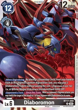 Diaboromon (BT17-059) - Secret Crisis (Rare) [BT-17-059]