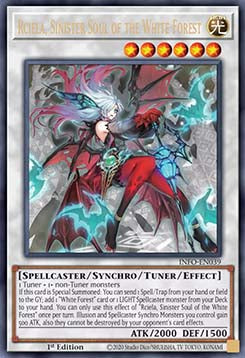 Rciela, Sinister Soul of the White Forest (V.1 - Ultra Rare) - The Infinite Forbidden (Ultra Rare) [INFO-039]