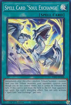 Spell Card "Soul Exchange" - The Infinite Forbidden (Super Rare) [INFO-100]