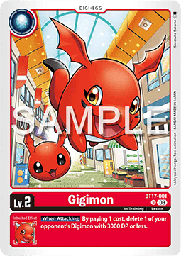 Gigimon (BT17-001) - Secret Crisis (Uncommon) [BT-17-001]