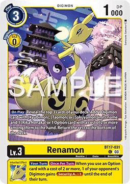 Renamon (BT17-031)
